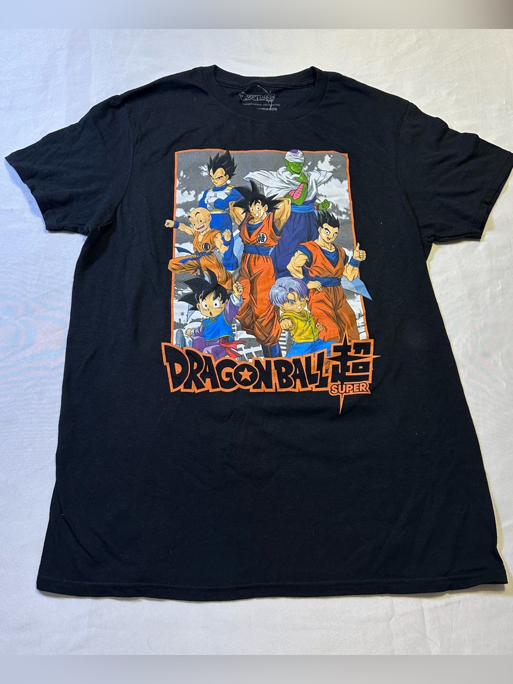 Dragon Ball Super Black Graphic Tee - Anime Crewneck NWT